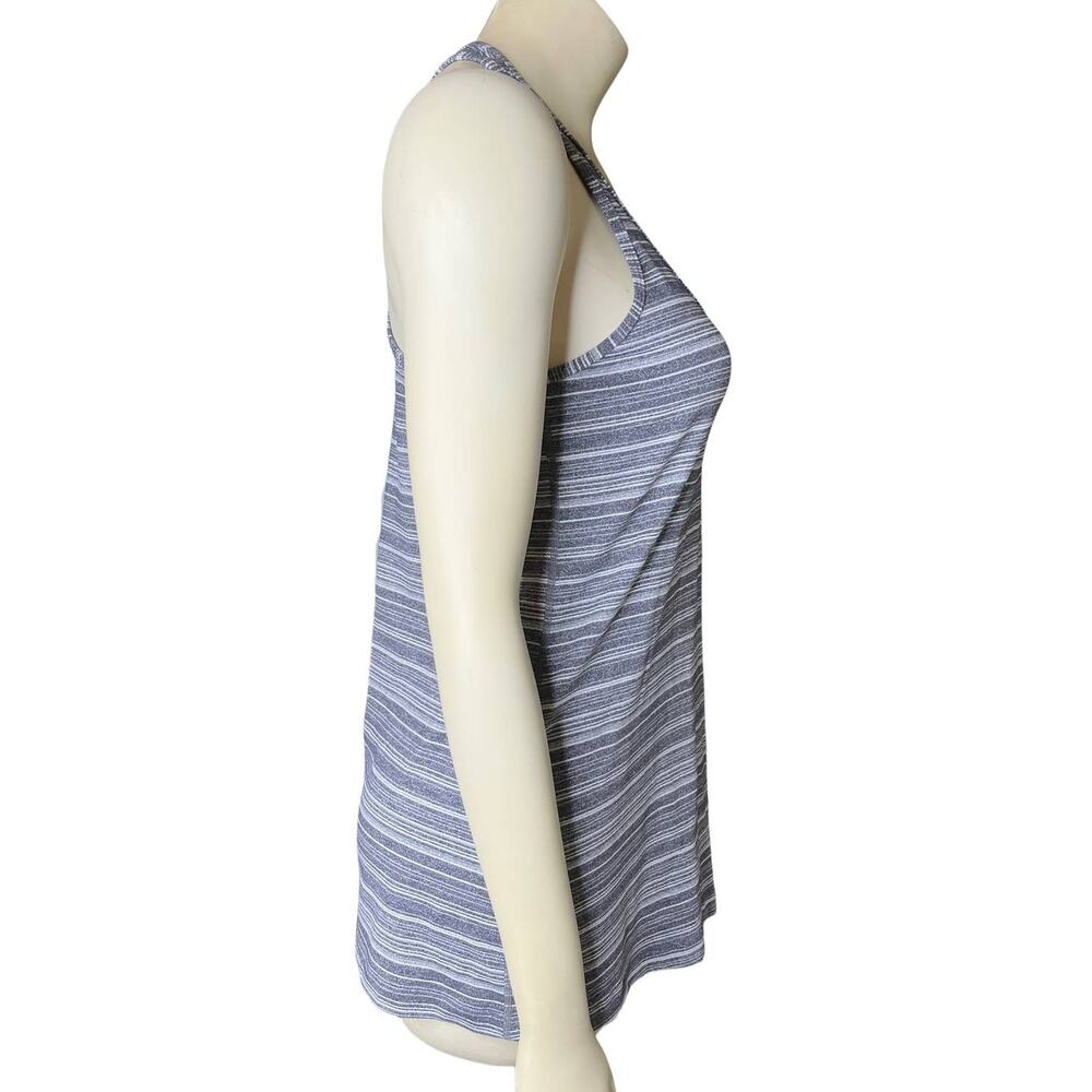 Lululemon Gray Striped Racerback Tank - Picture 2 of 5
